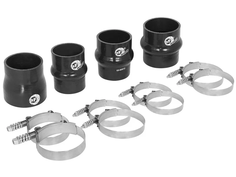 aFe 46-20080AA, BladeRunner Couplings & Clamps Replacement aFe Intercooler & aFe Tubes Kit 10-12 Dodge Ram 6.7L