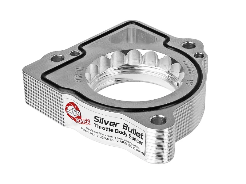 aFe 46-32003, Silver Bullet Throttle Body Spacers TBS Dodge Dakota/Durango 00-09 V8-4.7/5.7L HEMI