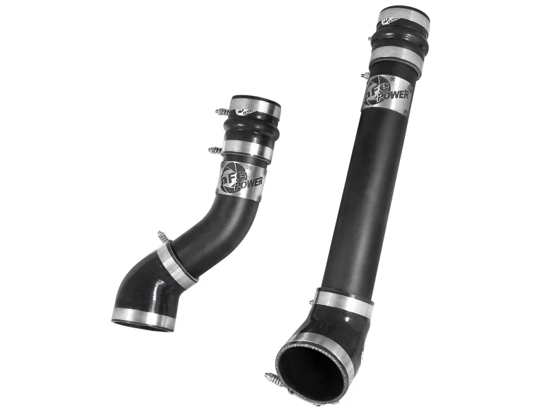 aFe 46-20064-B, Bladerunner 3 inch Black Intercooler Hot and Cold Side Tubes Dodge Diesel Trucks 94-02 L6-5.9