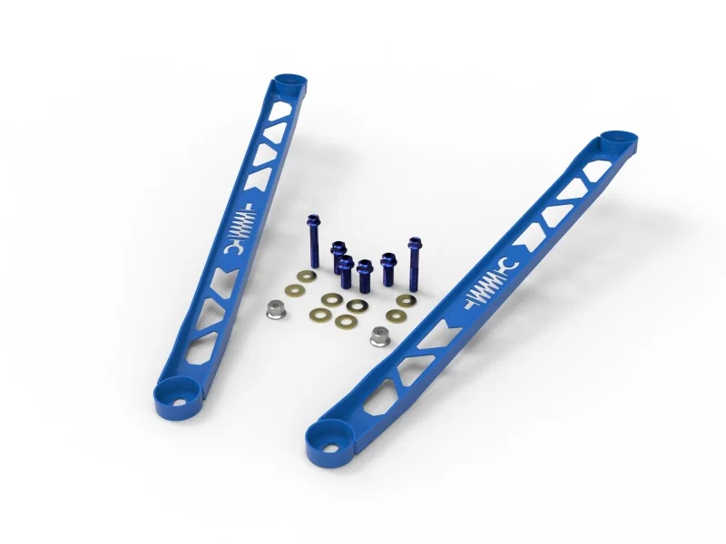 aFe 450-721003-L, CONTROL 304 Stainless Steel Front Suspension Strut Brace Blue - Toyota GR Supra (A90) 20-21