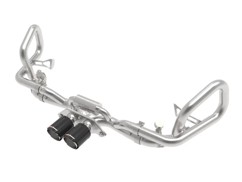 aFe 49-36450-C, 14-16 Porsche 911 GT3 991.1 H6 3.8L MACH Force-Xp 304 SS Cat-Back Exhaust System w/ Carbon Tips