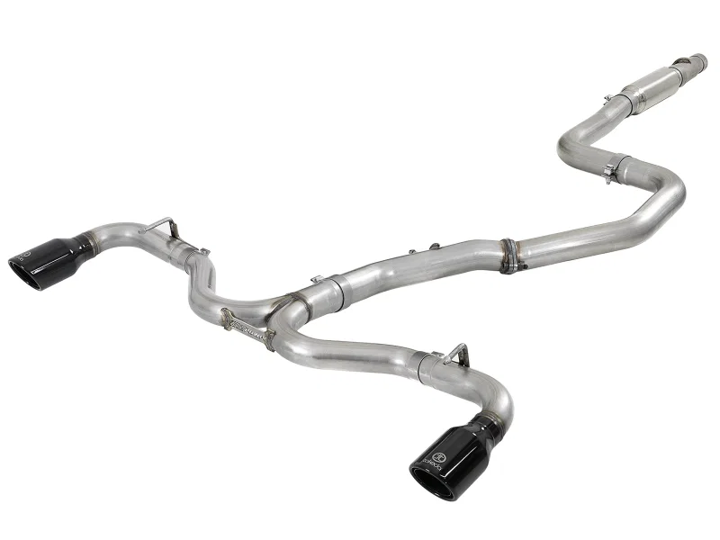 aFe 49-37003-1B, Takeda 3-2.5in 304 SS Cat-Back Exh System w/Black Tips 2018 Hyundai Elantra GT Sport I4-1.6L (t)