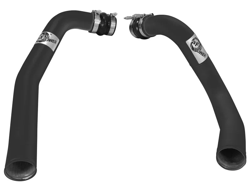 aFe 46-20094-B, Bladerunner Intercoolers I/C Tube 3in Hot/Cold Ford F-250/F-350 99-03 V8-7.3L - Black