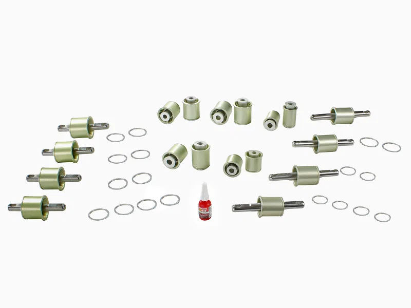 aFe 460-401003-A, Control PFADT Alum Frame Solid Spherical Control Arm Bearings Set; 06-13 Chevy Corvette C6 Z06
