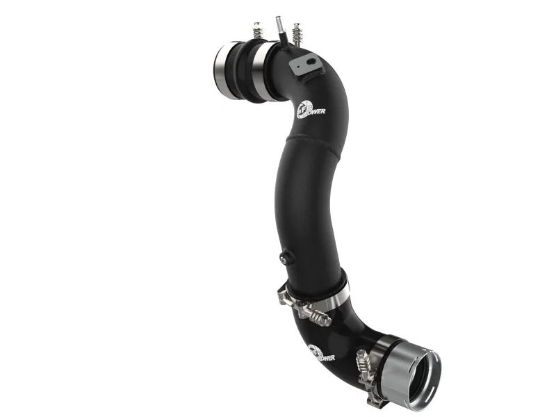 aFe 46-20579-B, Power 21-22 Ford Bronco L4-2.3L (t) BladeRunner 3in Aluminum Cold Charge Pipe Black