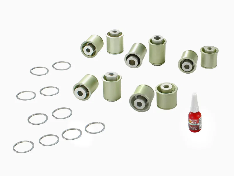 aFe 460-401002-A, Control PFADT Steel Frame Drag Rear Solid Spherical C/A Bearings Set; C6 for 1997-2013 Chevrolet Corvette C5