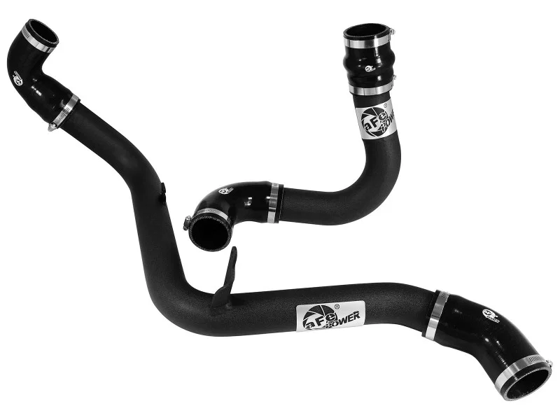 aFe 46-20184-B, Bladerunner 2.5in Intercooler Hot and Cold Side Tubes, 13-14 Ford Focus ST 2.0L (t) *Black*