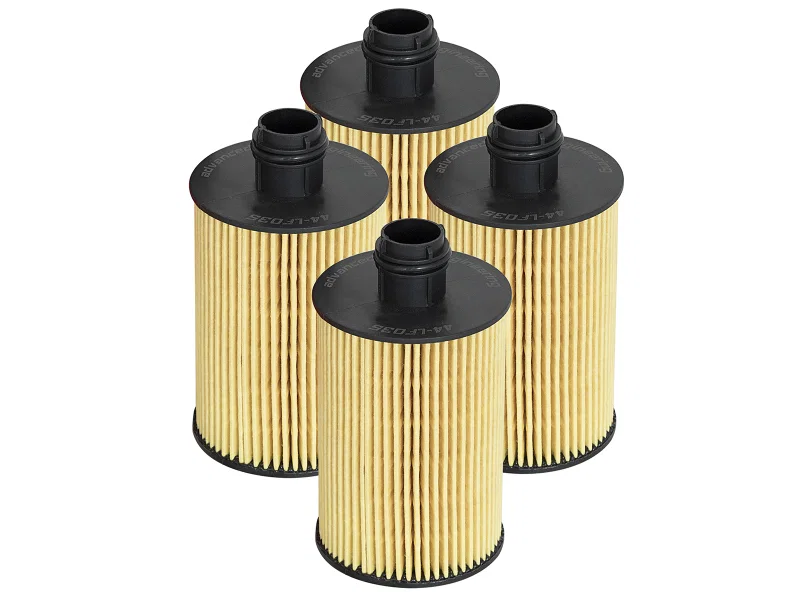 aFe 44-LF035-MB, Pro GUARD HD Oil Filter (4 Pack) RAM 1500 EcoDiesel 14-16 V6-3.0L (td)