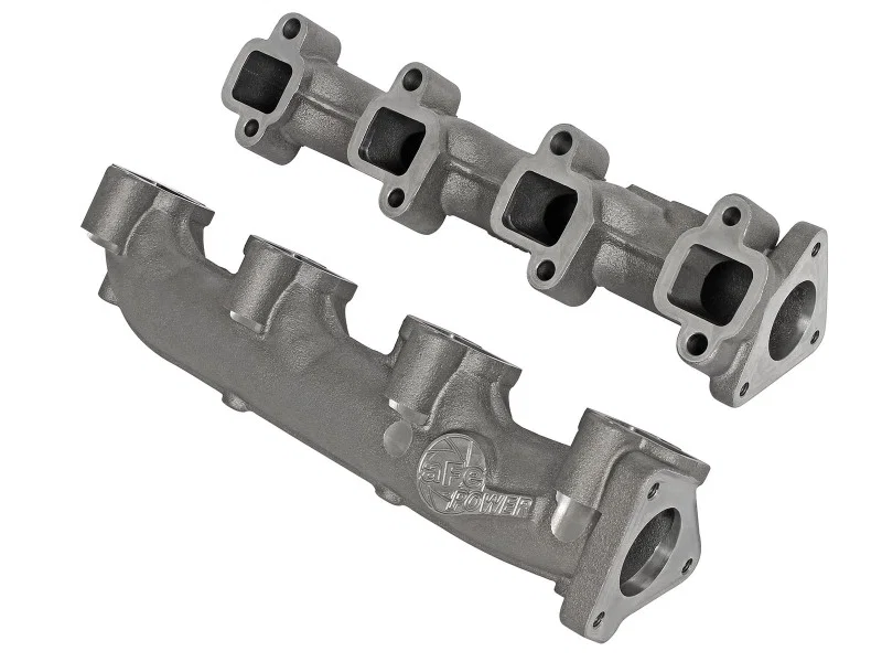 aFe 46-40024, Power BladeRunner Ported Ductile Iron Exhaust Manifold 01-16 GM Diesel Trucks V8-6.6L (td)