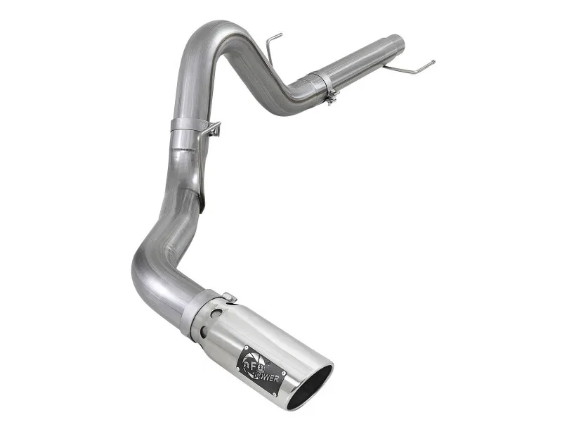 aFe 49-43143-P, 2021 Ford F-150 V6-3.0L (td) Large Bore 409 SS DPF-Back Exhaust System w/ Polished Tip