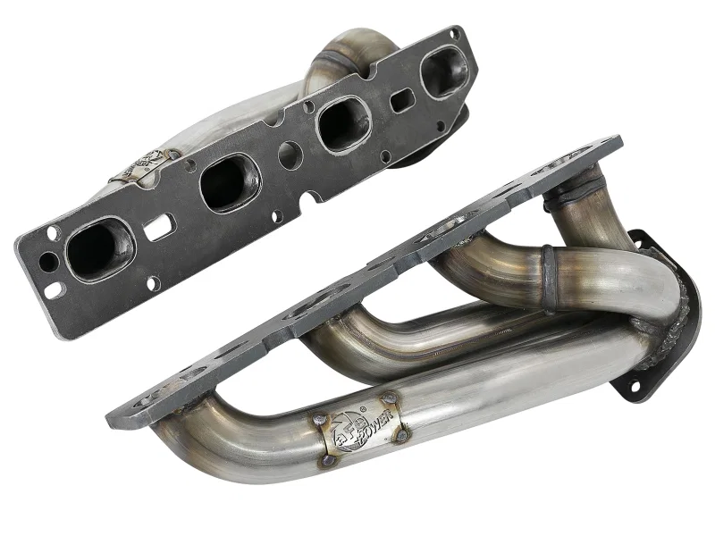 aFe 48-32021, Power Twisted Steel 304SS Shorty Header 09-18 Dodge Challenger / Charger V8-5.7L