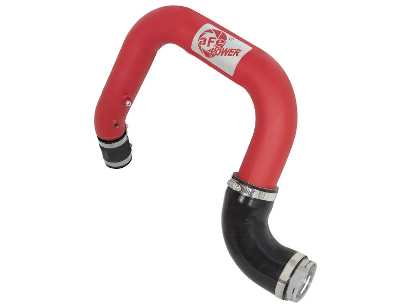 aFe 46-20268-R, BladeRunner 2.5in Red IC Tube Hot Side w/ Coupling & Clamp Kit 2016 GM Colorado/Canyon 2.8L