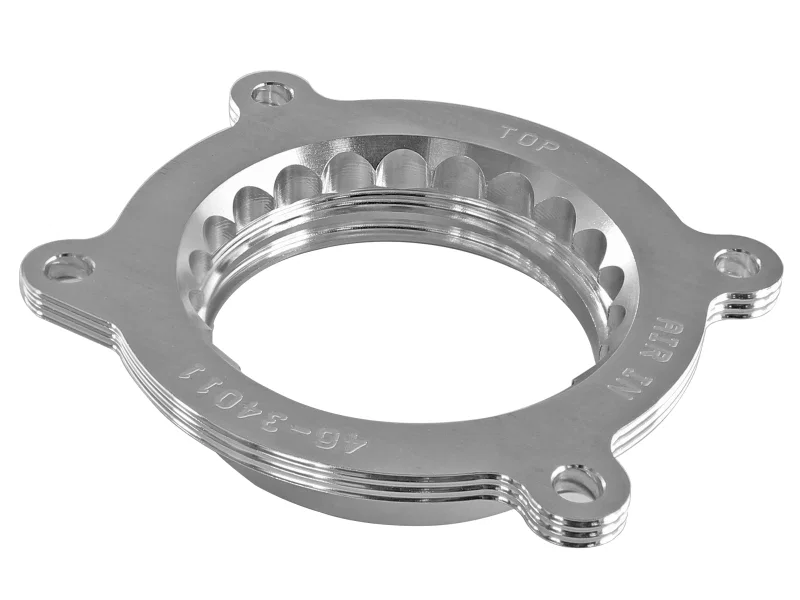 aFe 46-34011, Silver Bullet Throttle Body Spacer 14 Chevrolet Corvette V8 6.2L