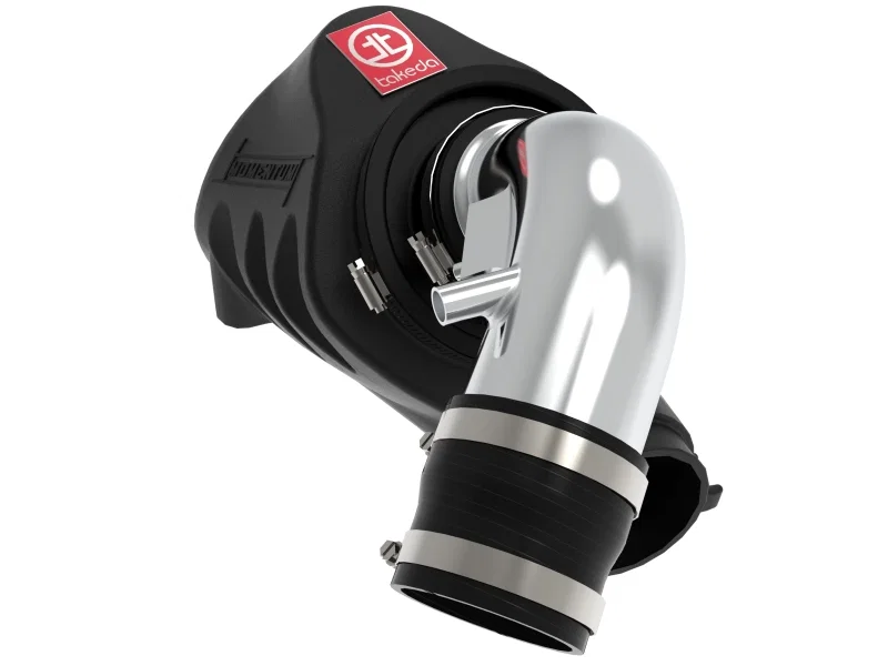 aFe TM-1018P-R, Takeda Momentum Sealed Intake System 12 Honda Civic Si 2.4L Stage 2 Pro 5R Polished