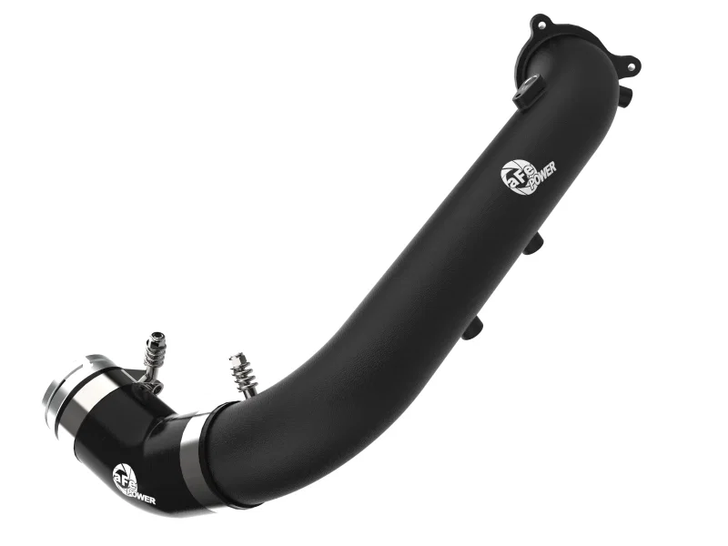 aFe 46-20488-B, BladeRunner Black 2-3/4in Aluminum Charge Pipe 2021 Toyota Supra GR (A90) I4-2.0L (t) B48