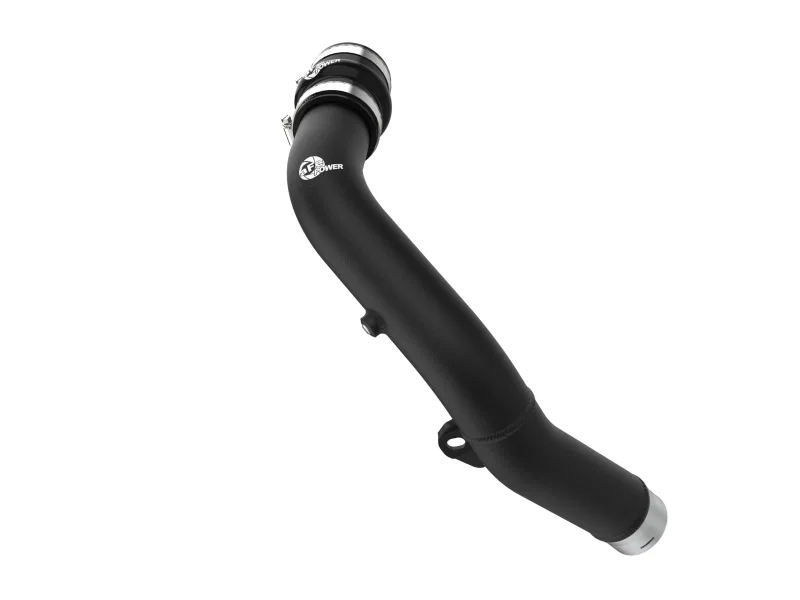 aFe 46-20668-B, BladeRunner 2-1/2 IN Aluminum Hot Charge Pipe Black 22-23 Subaru WRX H4-2.4L (t)
