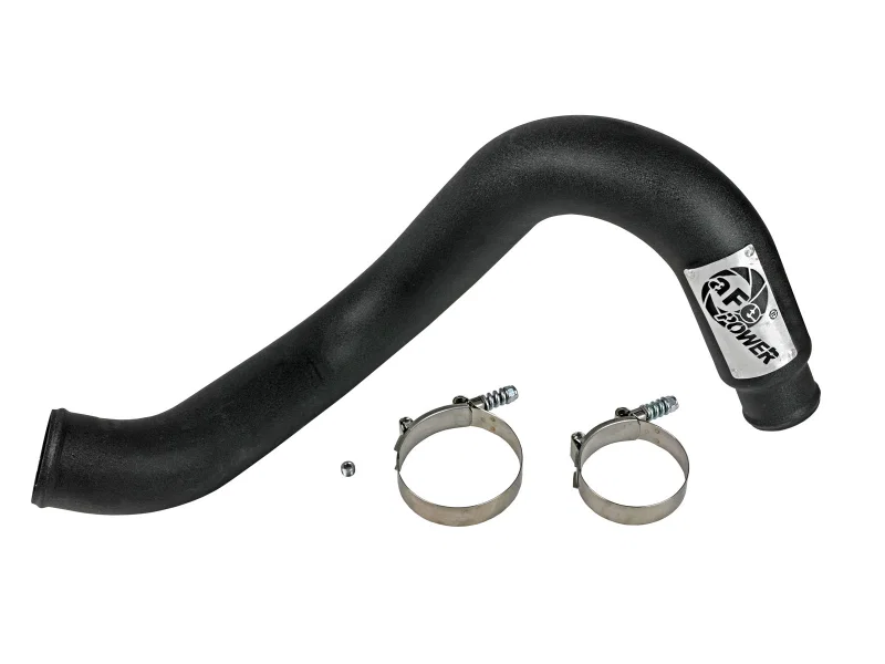 aFe 46-20043-B, BladeRunner 3in Black Intercooler Cold Side Charge Pipe 01 GM Diesel Trucks 6.6L V8 (td)