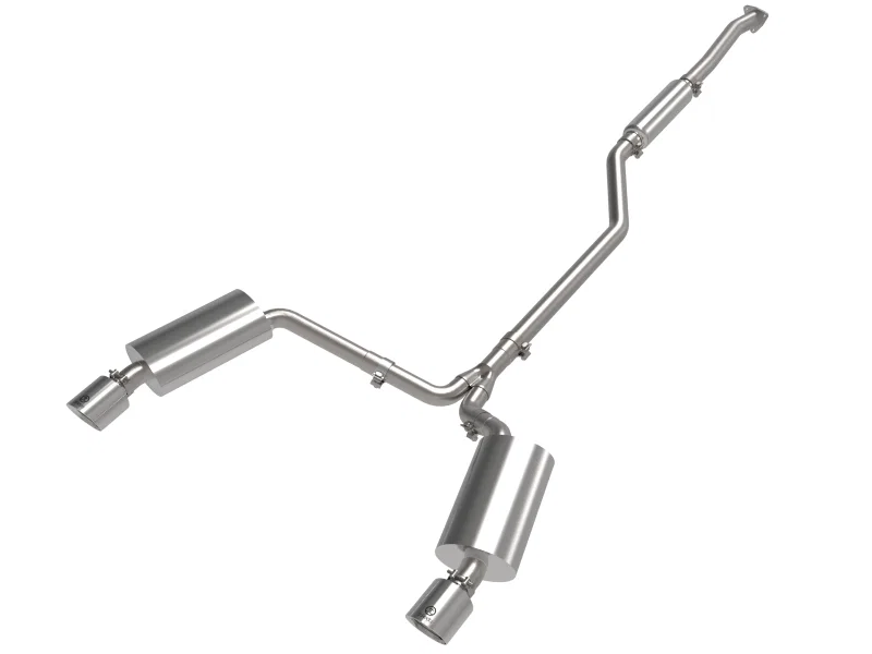aFe 49-36629-P, 09-14 Acura TSX L4 2.4L Takeda 2-1/2in to 2-1/4in 304 SS Cat-Back Exhaust System w/Polished Tips