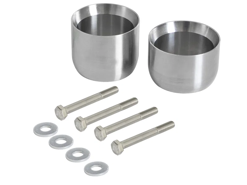 aFe 48-90002, Scorpion 304 Stainless Steel Y-Pipe Spacer Kit Jeep Wrangler (JK) 12-18 V6-3.6L