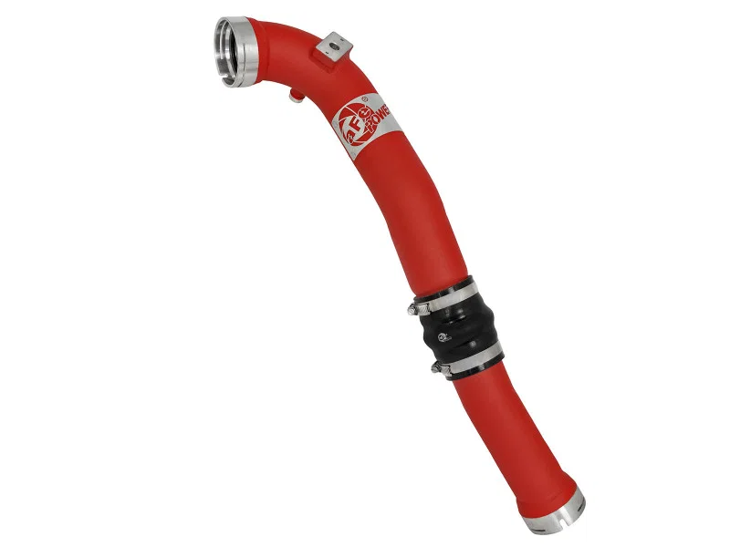 aFe 46-20229-R, BladeRunner 2.5-2.75in Red Intercooler Tube Cold Side w/ Couplings & Clamps Kit 13-16 BMW F30