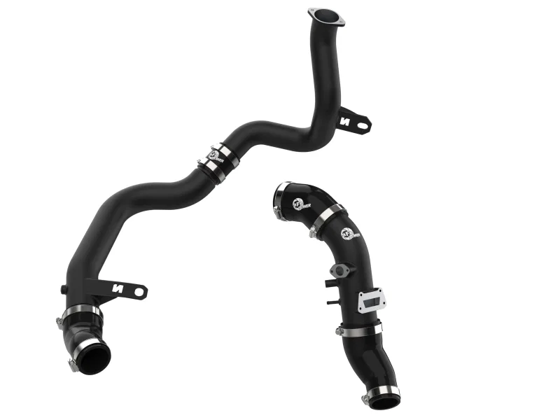 aFe 46-20644-B, 19-22 Hyundai Veloster N L4 2.0L (t) BladeRunner Aluminum Hot & Cold Charge Pipe Kit - Black
