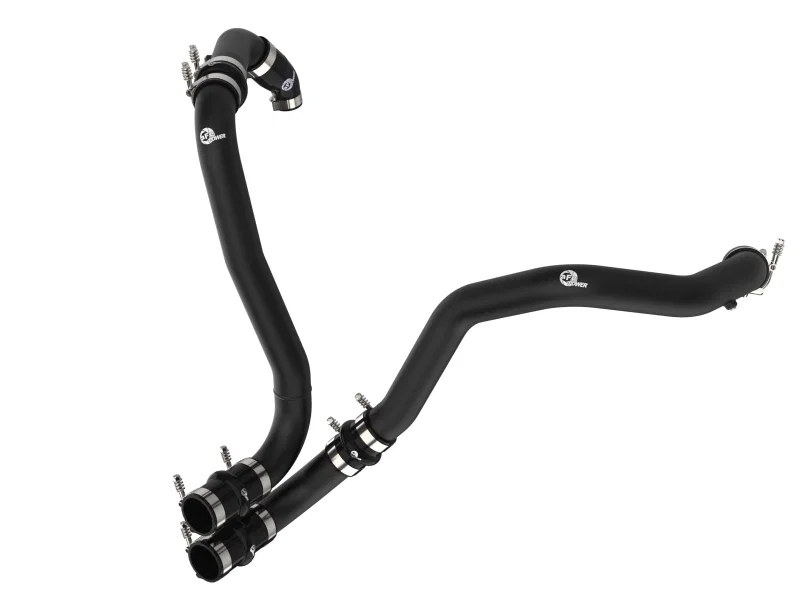 aFe 46-20518-B, 21-22 Ford F-150/Raptor V6-3.5L (tt) BladeRunner 2.5in Aluminum Hot Charge Pipe Black