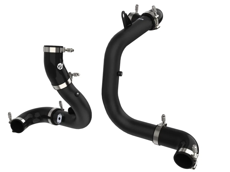aFe 46-20414-B, BladeRunner 15-20 VW GTI (MKVII) L4-2.0L (t) Aluminum Hot and Cold Charge Pipe Kit Black