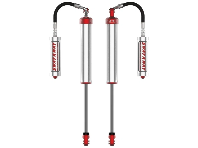 aFe 302-0056-10, Sway-A-Way 2.5 Rear Shock Kit w/ Remote Reservoirs for 0-1.5 IN Lifts Ford F-250/F-350 17-24 4WD
