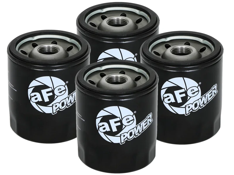 aFe 44-LF047-MB, ProGuard HD Oil Filter; 19-20 GM Silverado 1500; L4 2.7L - 4 Pack