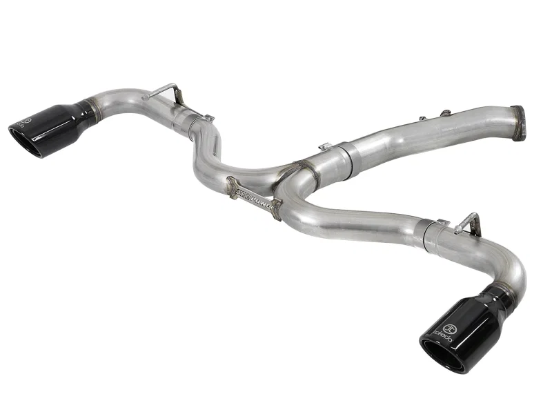 aFe 49-37002-1B, Takeda 3-2.5in 304 SS Axle-Back Exh System w/Black Tip 2018 Hyundai Elantra GT Sport I4-1.6L (t)