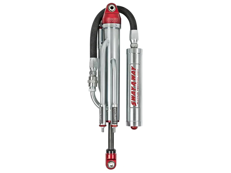 aFe 56000-0218-3L, Sway-A-Way 2.5 Bypass Shock 3-Tube w/ Remote Reservoir Left Side 18in Stroke