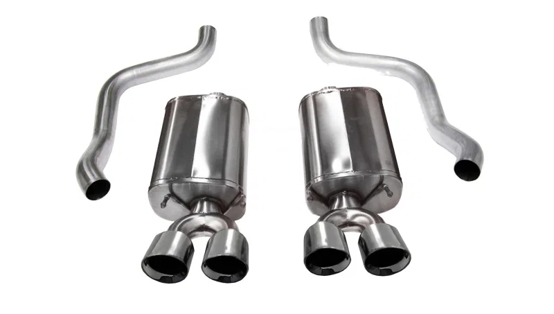 CORSA Performance 14108, 2009-2013 Chevrolet Corvette C6 6.2L V8 Polished Sport Axle-Back Exhaust