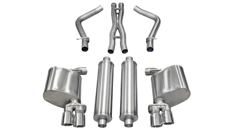 CORSA Performance 14522, 2011-2014 Dodge Charger R/T 5.7L V8 Polished Xtreme Cat-Back Exhaust