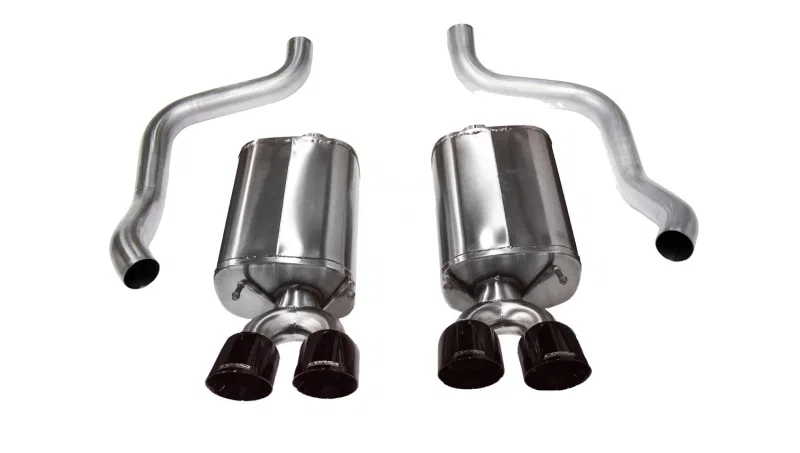 CORSA Performance 14108BLK, 2009-2013 Chevrolet Corvette C6 6.2L V8 Black Sport Axle-Back Exhaust