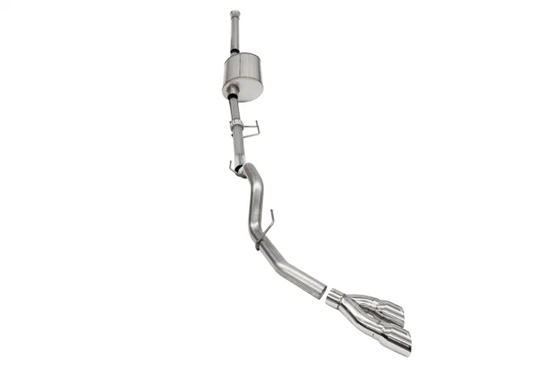 CORSA Performance 21169, 2021-2025 Ford F-150 SuperCrew/6.5in Bed 3.5L V6 Sport Cat-Back Single Side Exit-Polished