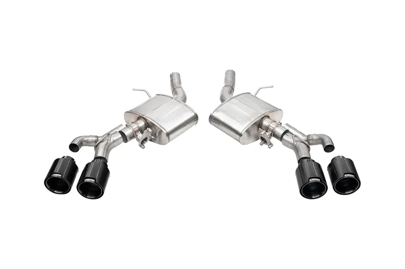 CORSA Performance 21319CFBLK, 22-25 Cadillac CT4 V Blackwing 3in Active Valve Axle-Back - 4.5in Carbon Fiber Black Tip