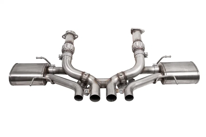 CORSA Performance 21111, 23-25 Chevrolet Corvette C8 Z06 3in Valved Cat-Back Exhaust Muffler System (ReUses Stock Tips)