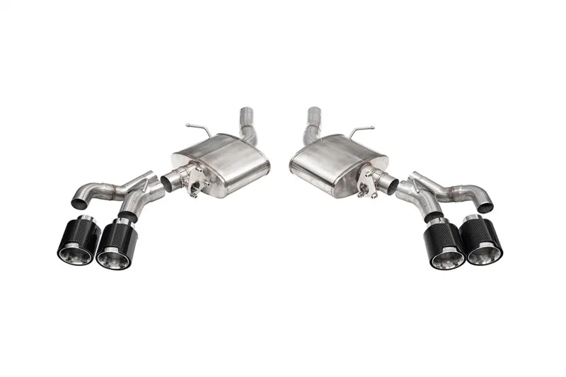 CORSA Performance 21322CF, 22-25 Cadillac CT5-V Blackwing 3in Axle-Back - Act. Exh. - Dual Rear Exit - Twin 4.5inCF Tips