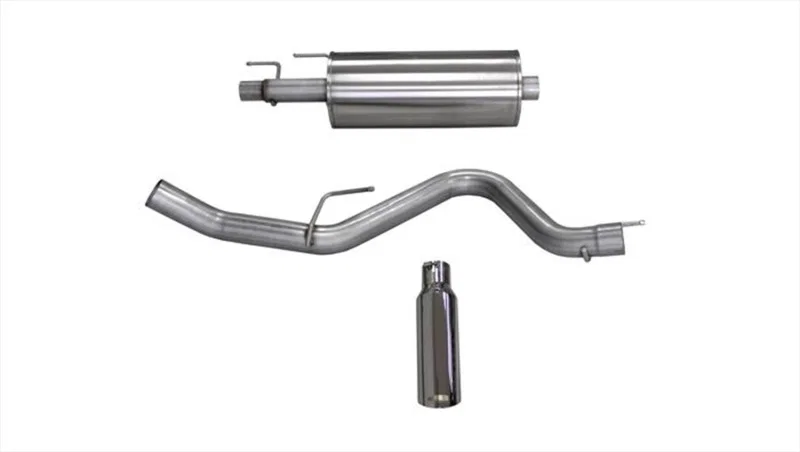CORSA Performance 24836, 2015-2020 Ford F-150 EcoBoost Cat-Back Single Side Exit w/ 4.0in Polished Tip