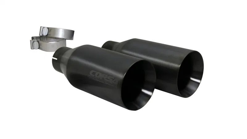 CORSA Performance 21035GNM, 2019-2024 Ram 1500 5.7L Crew Cab w/ 57in or 76in Bed Cat-Back Dual Rr Exit 5in Gun Metal Tips