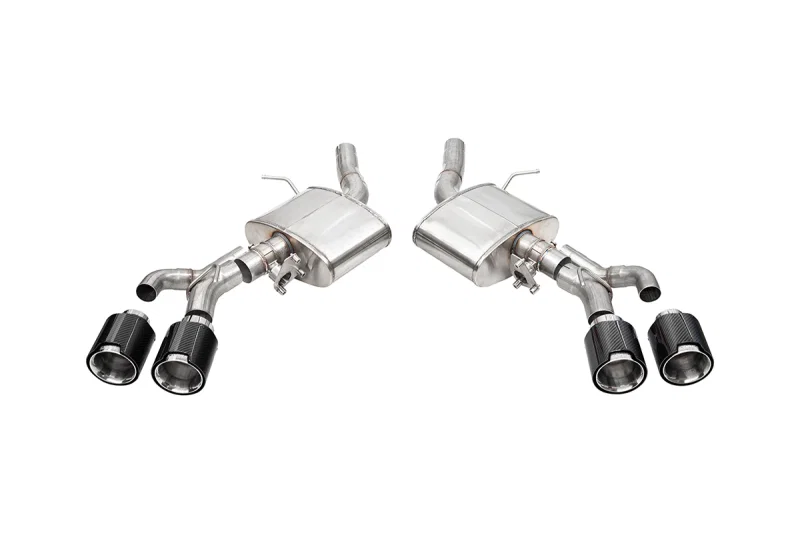 CORSA Performance 21319CF, 22-25 Cadillac CT4 V Blackwing 3in Active Valve Axle-Back - 4.5in Carbon Fiber Polished Tip