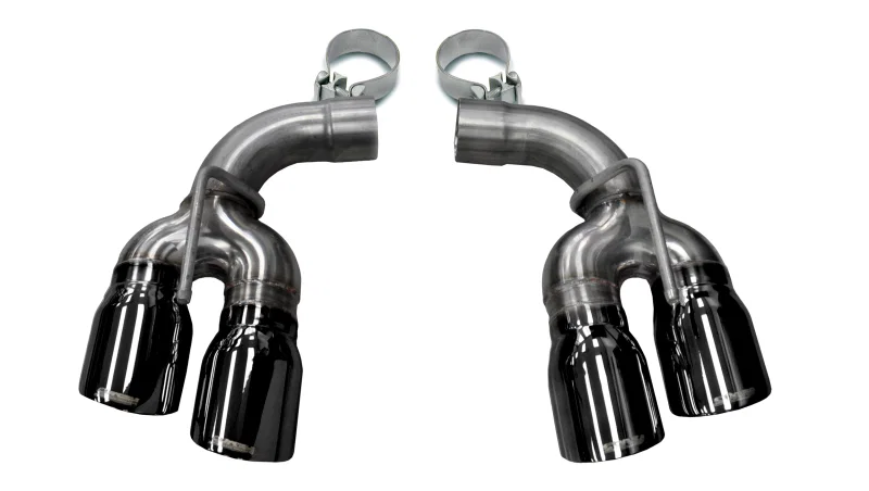 CORSA Performance 14774BLK, 2017-24 Chevy Camaro ZL1 2.75in Inlet / 4.0in Outlet Black PVD Tip Kit (For Corsa ExhaustOnly)