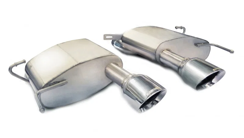 CORSA Performance 14942, 2011-2015 Cadillac CTS Coupe V 6.2L V8 Polished Sport Axle-Back Exhaust