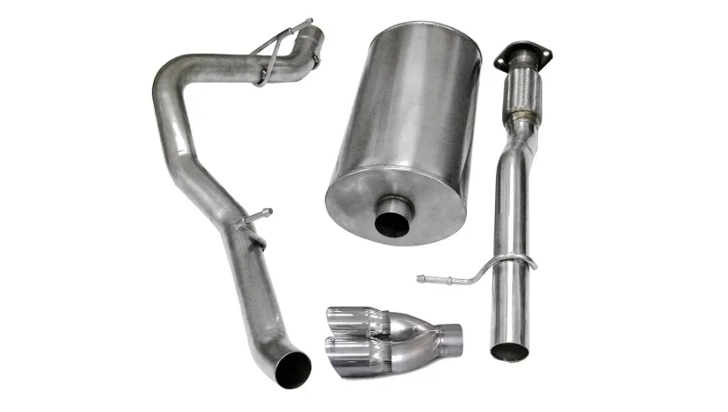 CORSA Performance 14246, 2007-2008 Chevrolet Suburban 1500 5.3L V8 Polished Sport Cat-Back Exhaust