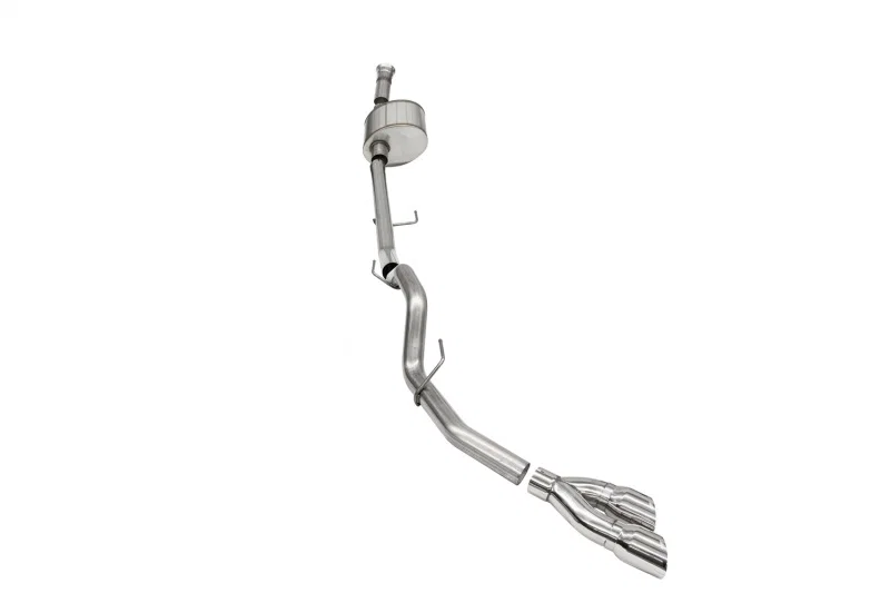 CORSA Performance 21145, 2021-2025 Ford F-150 Regular Cab/ 8in Bed 5.0L V8 Xtreme Cat-Back Single Side Exit-Polished