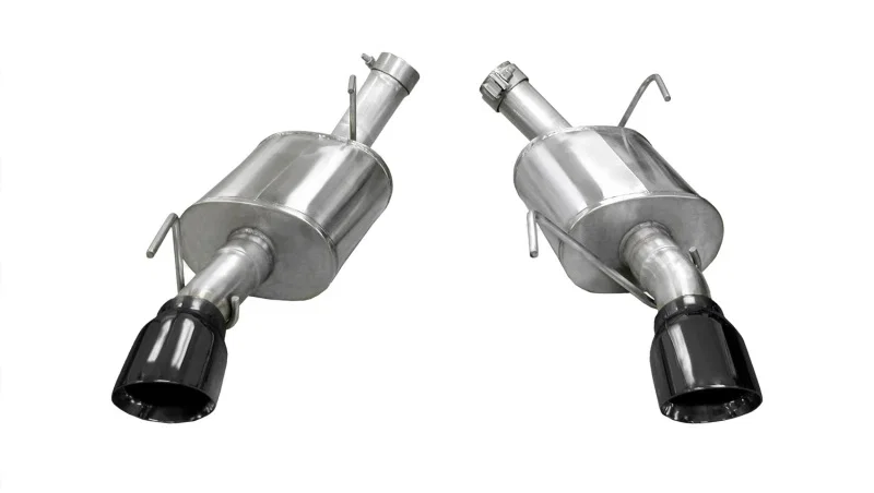CORSA Performance 14314BLK, 2005-2010 Ford Mustang Shelby GT500 5.4L V8 Black Xtreme Axle-Back Exhaust