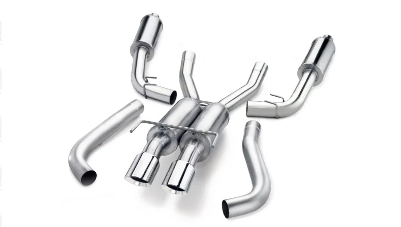 CORSA Performance 14122, 1996-2002 Dodge Viper GTS 8.0L V10 Polished Sport Cat-Back Exhaust w/ 2.5in Inlet