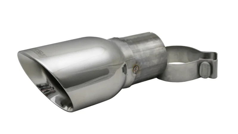 CORSA Performance TK005, Single Universal 2.75in Inlet / 4in Outlet Polished Pro-Series Tip Kit