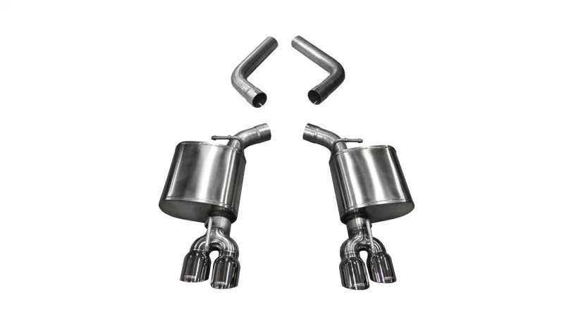 CORSA Performance 21020, 15-23 Dodge Challenger 6.4L/17-19 Challenger 5.7 Polished Sport Axle-Back Exhaust w/3.5in Tips