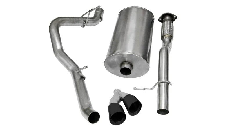 CORSA Performance 14914BLK, 2009-2013 Chevrolet Suburban 1500 5.3L V8 Black Sport Cat-Back Exhaust